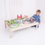 Houten Treinbaan Stad op Speeltafel (62 dlg)